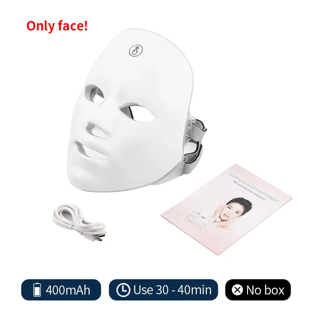 DermaGlow™ Advanced LED Face & Neck Lifting Therapy Device