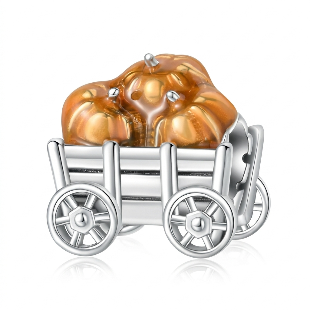 Pumpkin Wagon Charm