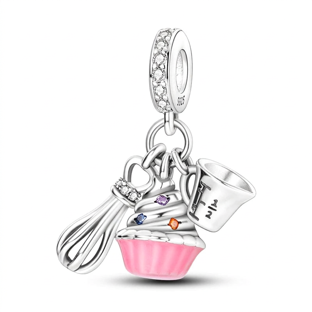 Cupcake & Baking Dangle Charm