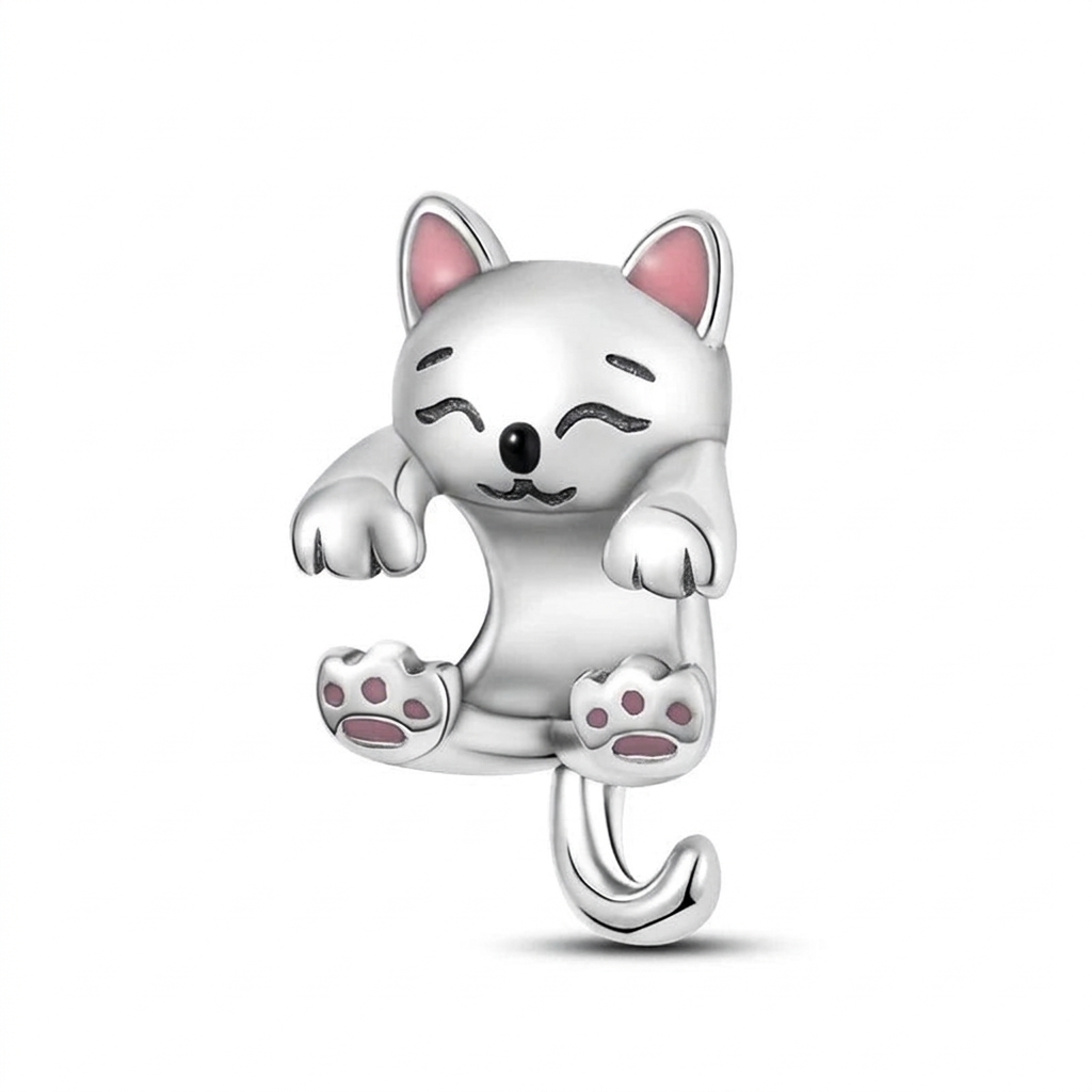 Hanging Kitten Charm