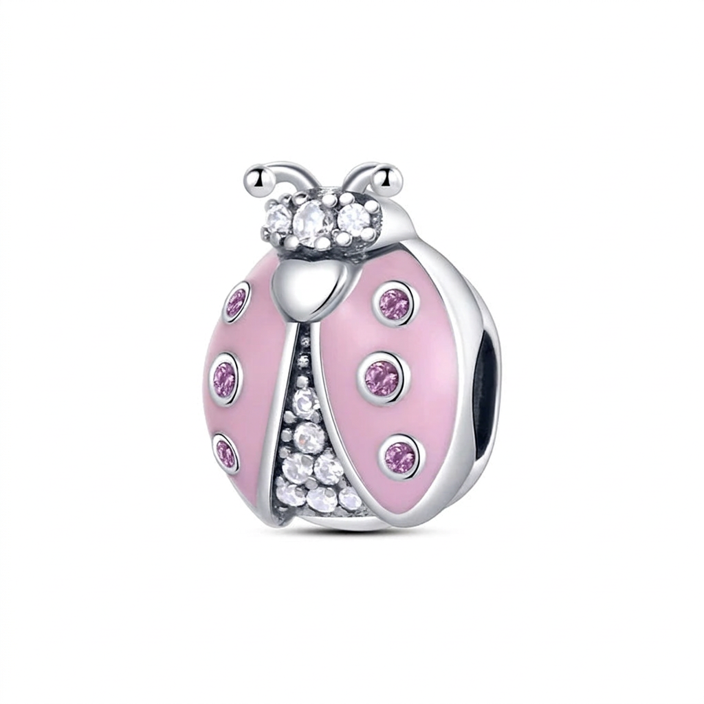 Pink Ladybird Charm