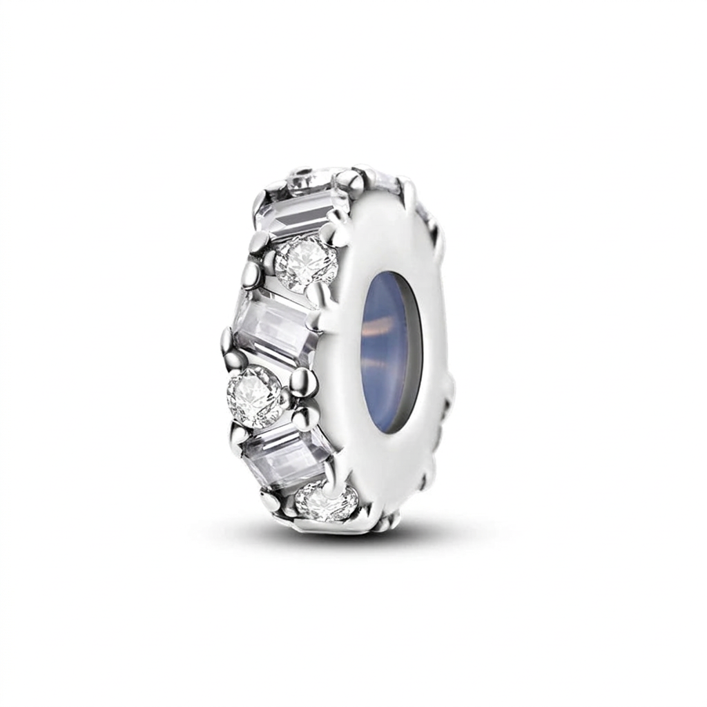 Crystal Ring Spacer Charm