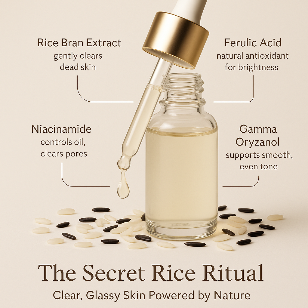 PurelyYou Rice Serum | Korean Glaze Skin By AUROBI™
