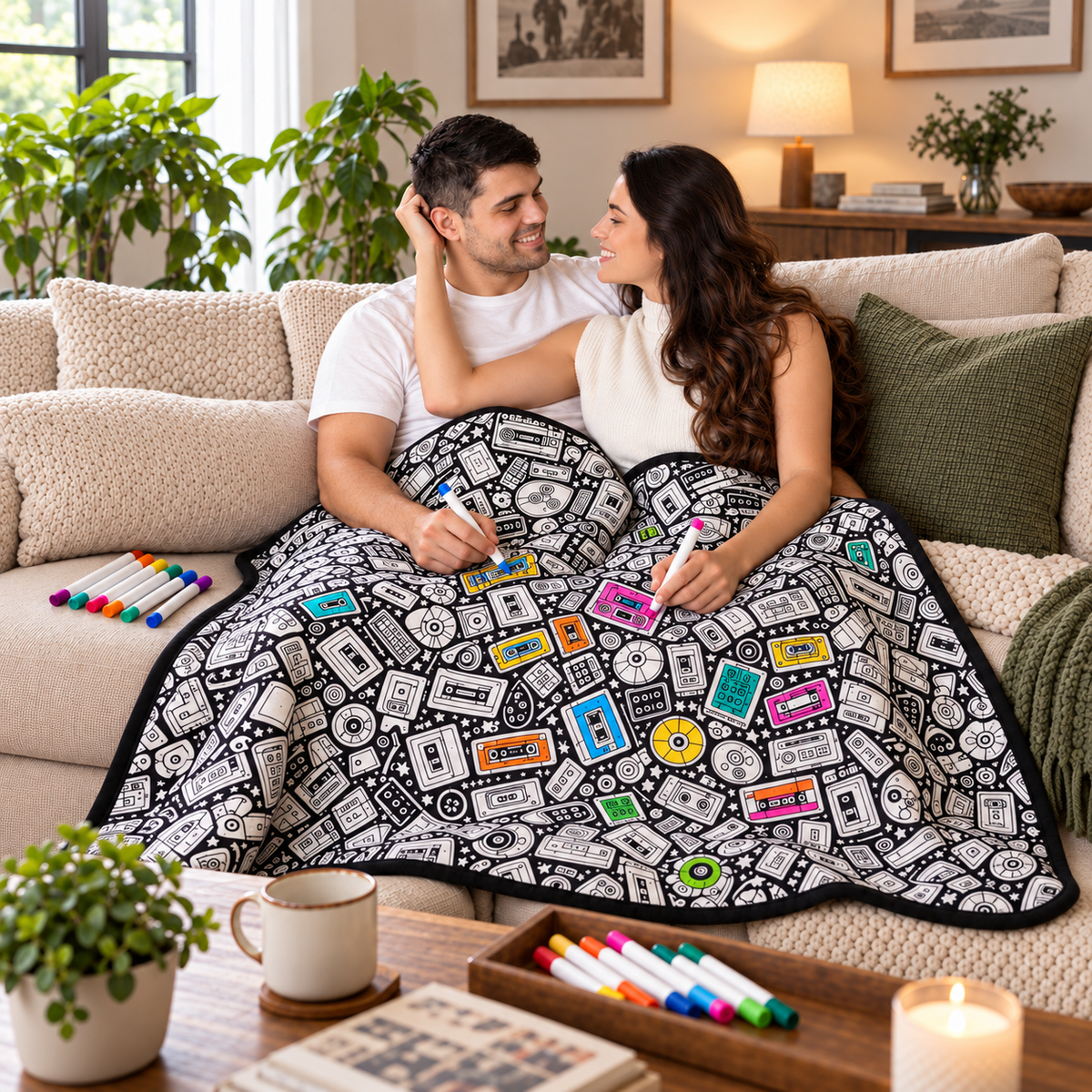 Cozoodle Colouring Blanket