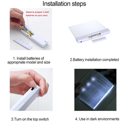 Halo Panel Book Light — Low-Glare LED Reading Light