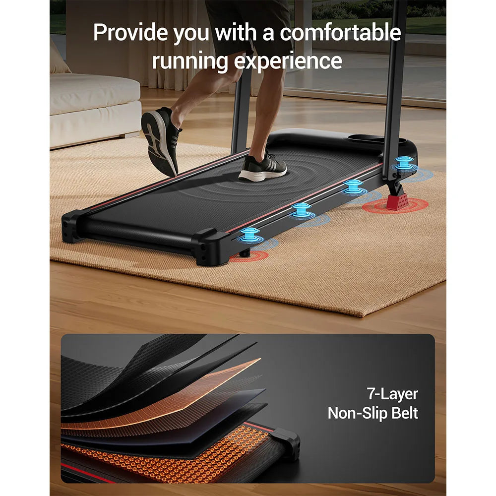 RunLite Fold™ Compact Foldable Home Treadmill with Adjustable Incline