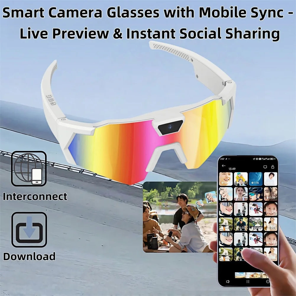 Vantage Camera Sunglasses — Hands-Free Video Recording Sports Eyewear
