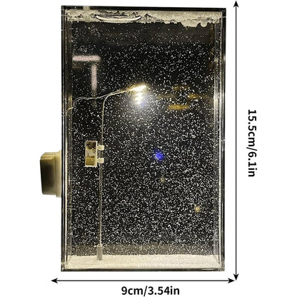 Aurora Snowfall Lamp — Make-Your-Own Snow Scene Night Light