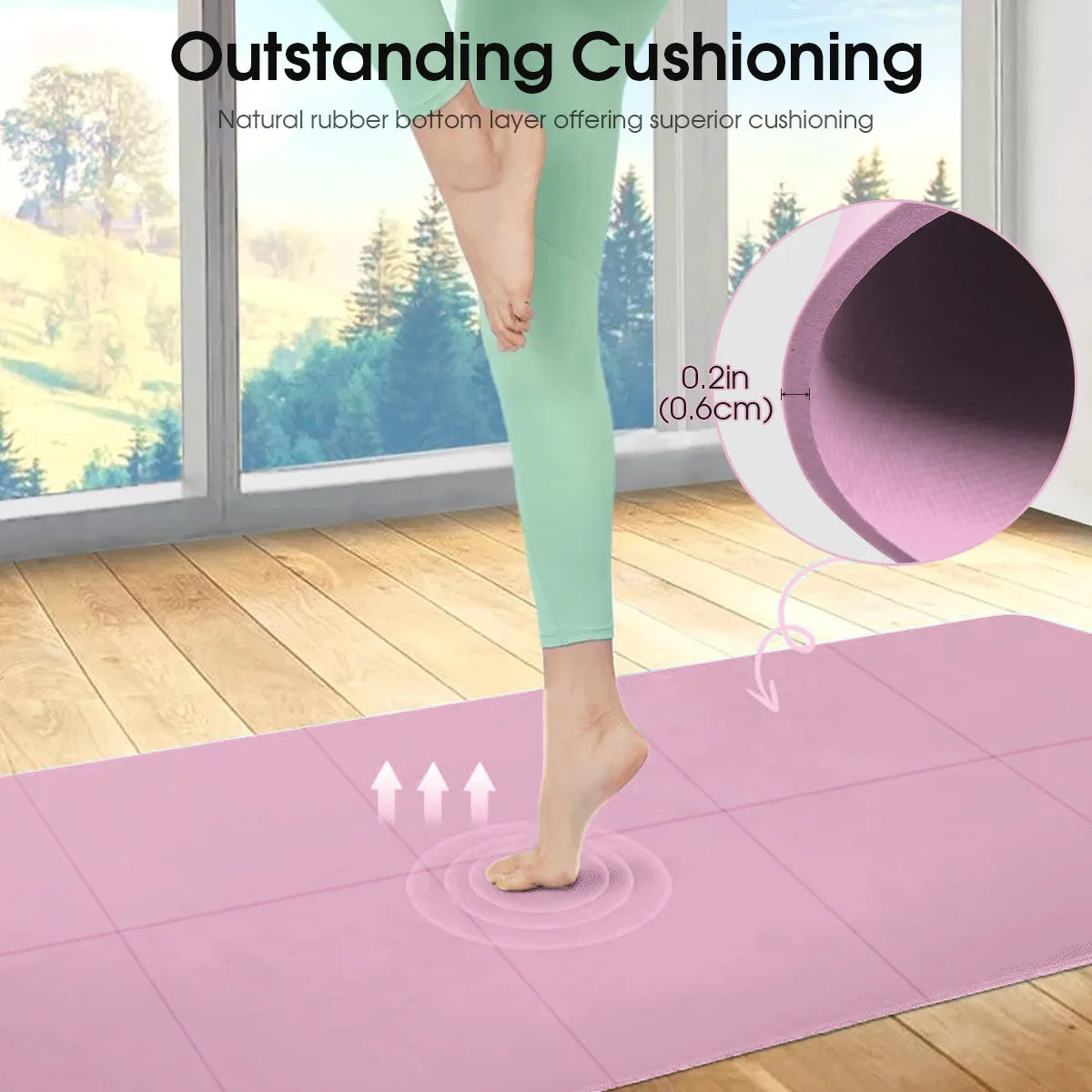FlexMat™ Premium Non-Slip Yoga & Pilates Training Mat