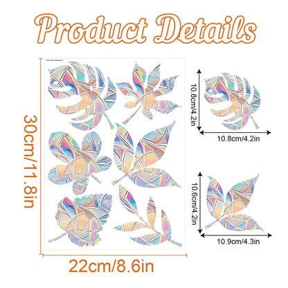 Prisma Rainbow Suncatcher Decals — Self-Adhesive Window Prism Stickers