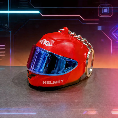 Visor Mini Helmet Keyring — LED night light, eight designs