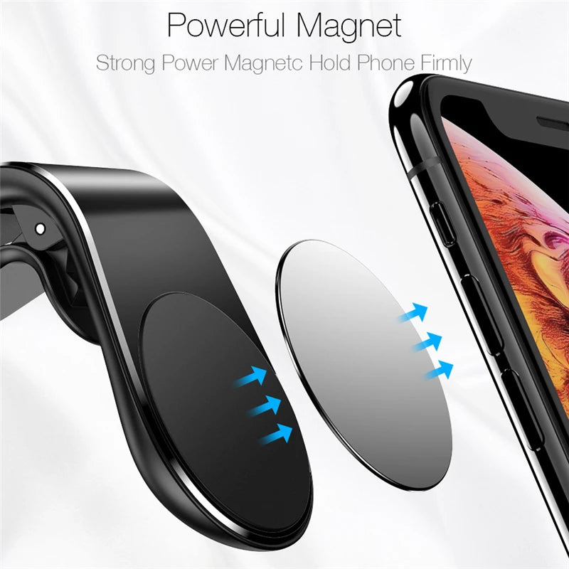 Snap-On Magnetic Phone Holder for Car