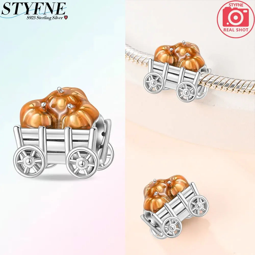 Pumpkin Wagon Charm