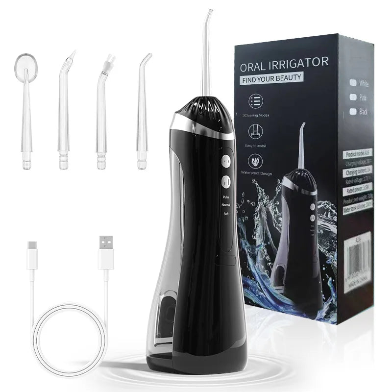 Electric Toothbrush with Integrated Dental Irrigator and Teeth Gap Coverage – All-in-One Oral Care Device for Superior Flossing