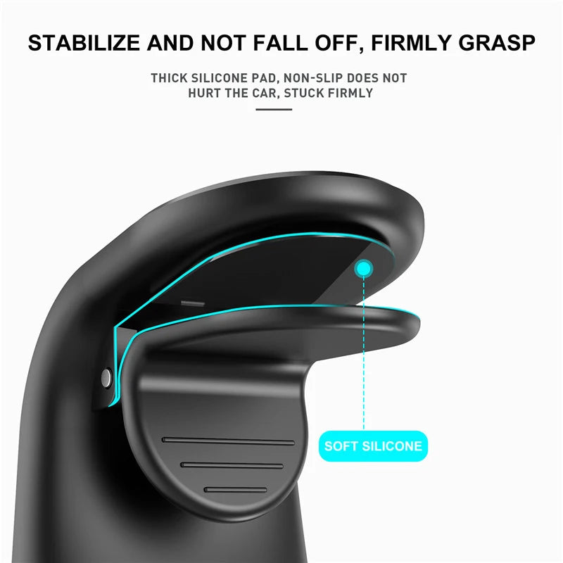 Snap-On Magnetic Phone Holder for Car