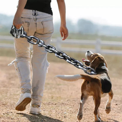 Ironclad Faux-Chain Dog Lead — Lightweight Chain-Look Lead, 1.5 m