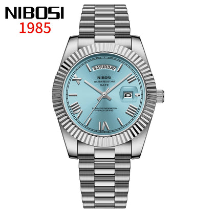 Regent Quartz Watch for Men — Roman Dial, Date Window, 30m Water Resistant