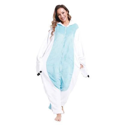 Ember Dragon Onesie — Hooded Fleece Kigurumi for Adults