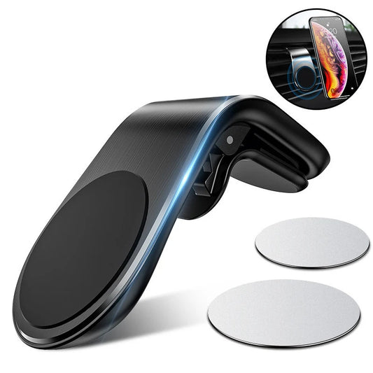 Snap-On Magnetic Phone Holder for Car