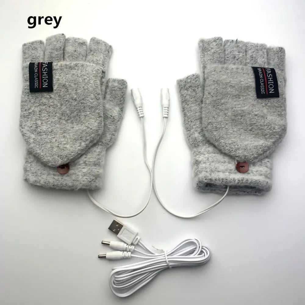 Solstice USB Heated Gloves — steady 40°C warmth, one size