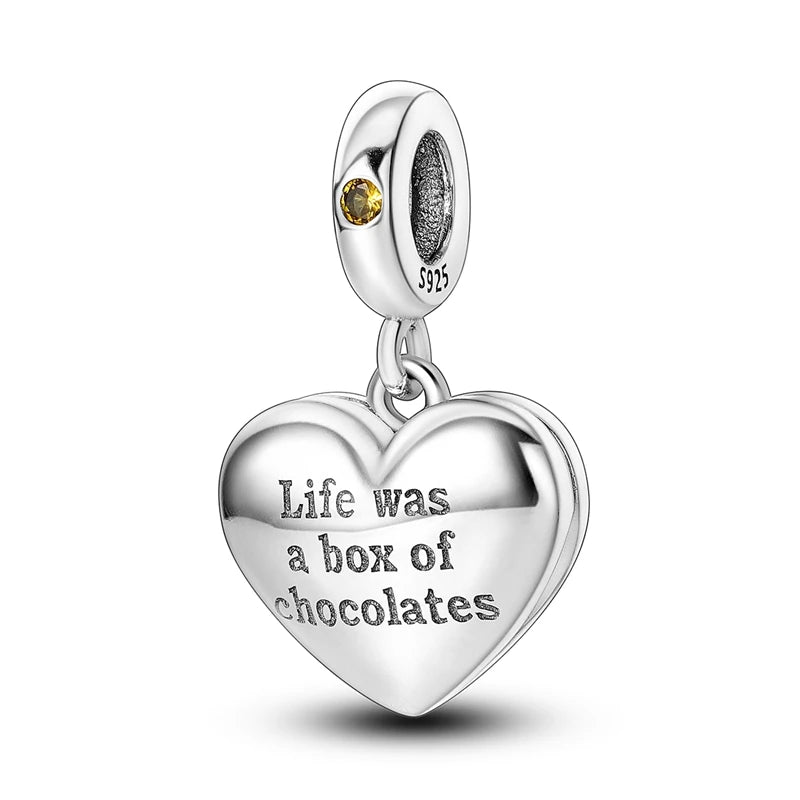 Box of Chocolates Heart Charm