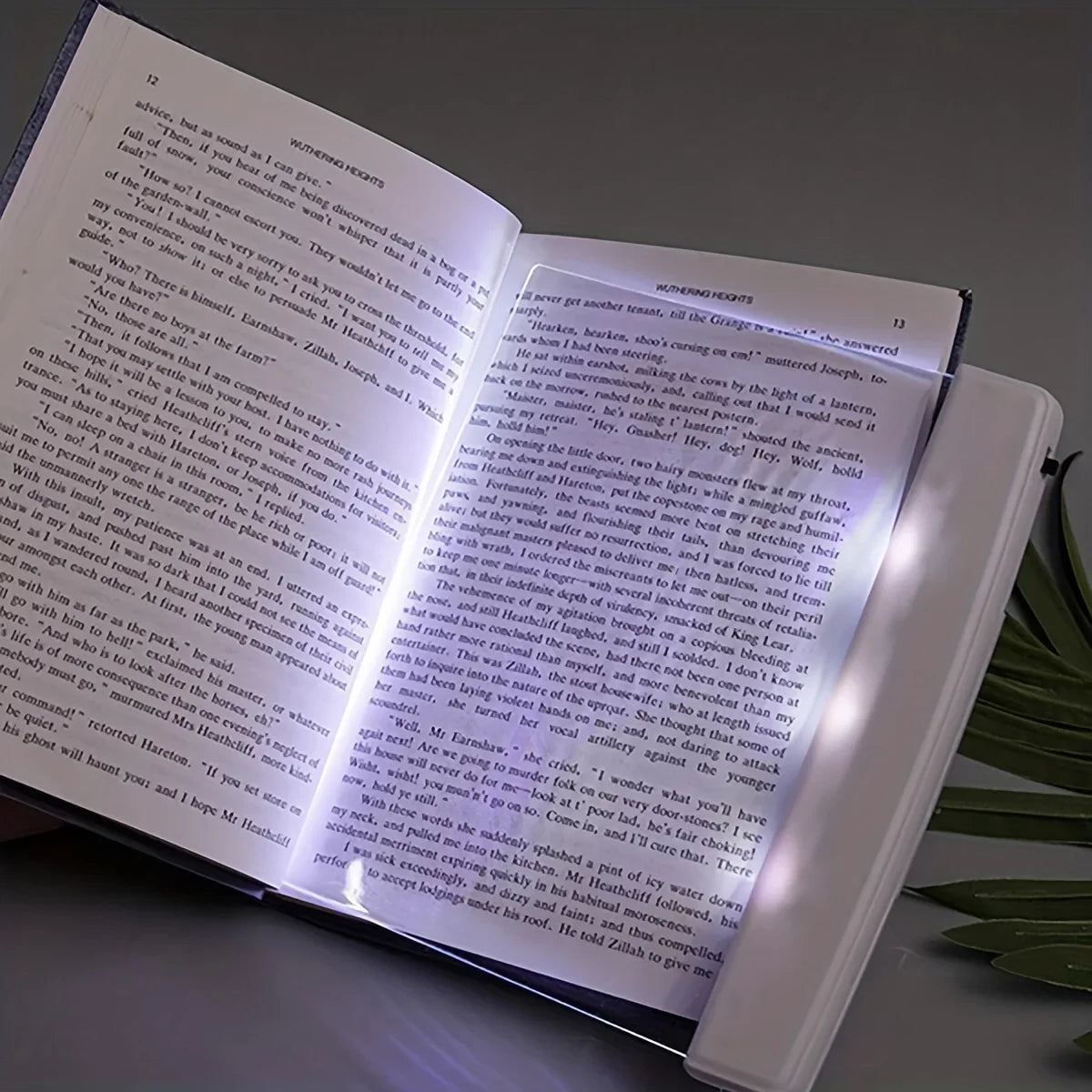 Halo Panel Book Light — Low-Glare LED Reading Light