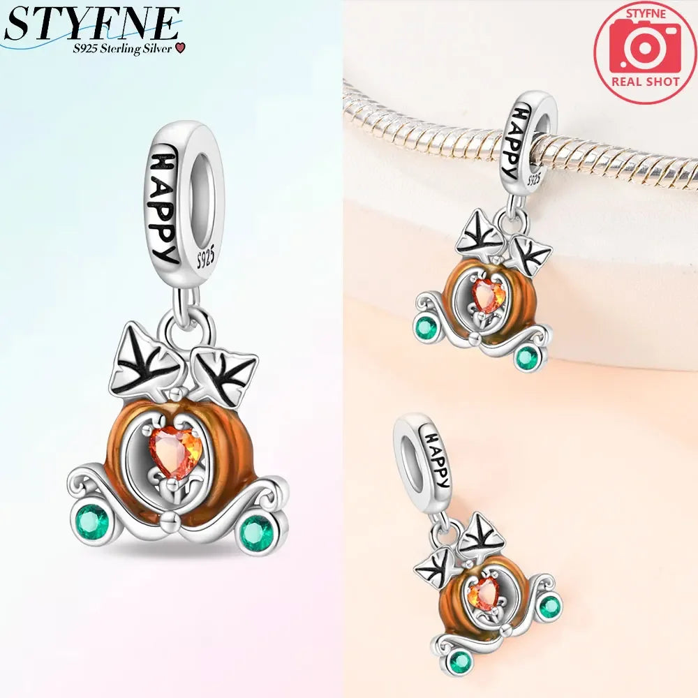 Pumpkin Carriage Dangle Charm