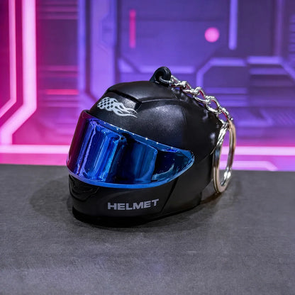 Visor Mini Helmet Keyring — LED night light, eight designs