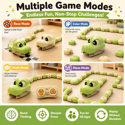 Viper RC Snake Game — Magnetic Block-Eating Duel Toy with Remote