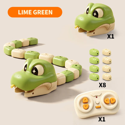 Viper RC Snake Game — Magnetic Block-Eating Duel Toy with Remote