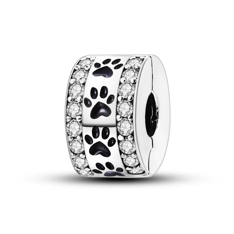 Paw Print Clip Charm