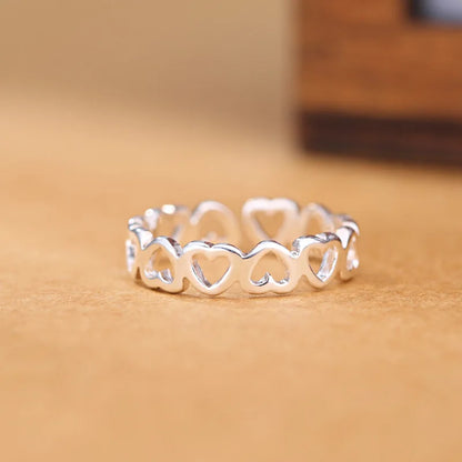 Open Hearts Ring