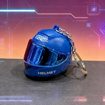 Visor Mini Helmet Keyring — LED night light, eight designs