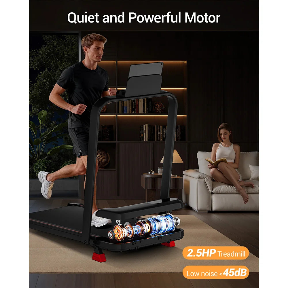 RunLite Fold™ Compact Foldable Home Treadmill with Adjustable Incline