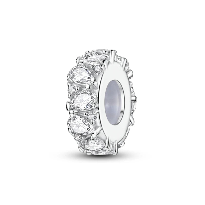 Crystal Spacer Charm