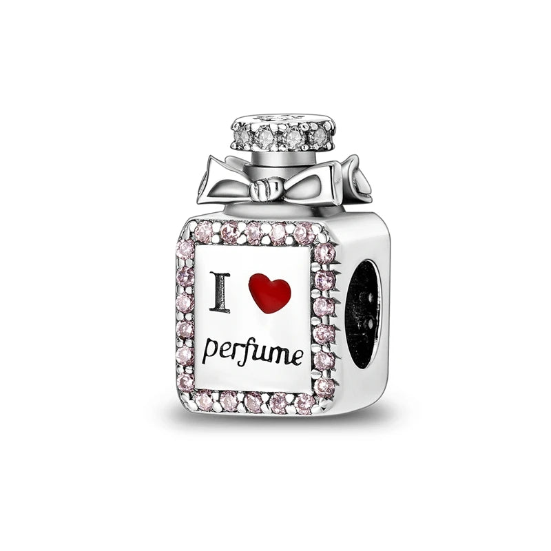 I Love Perfume Bottle Charm