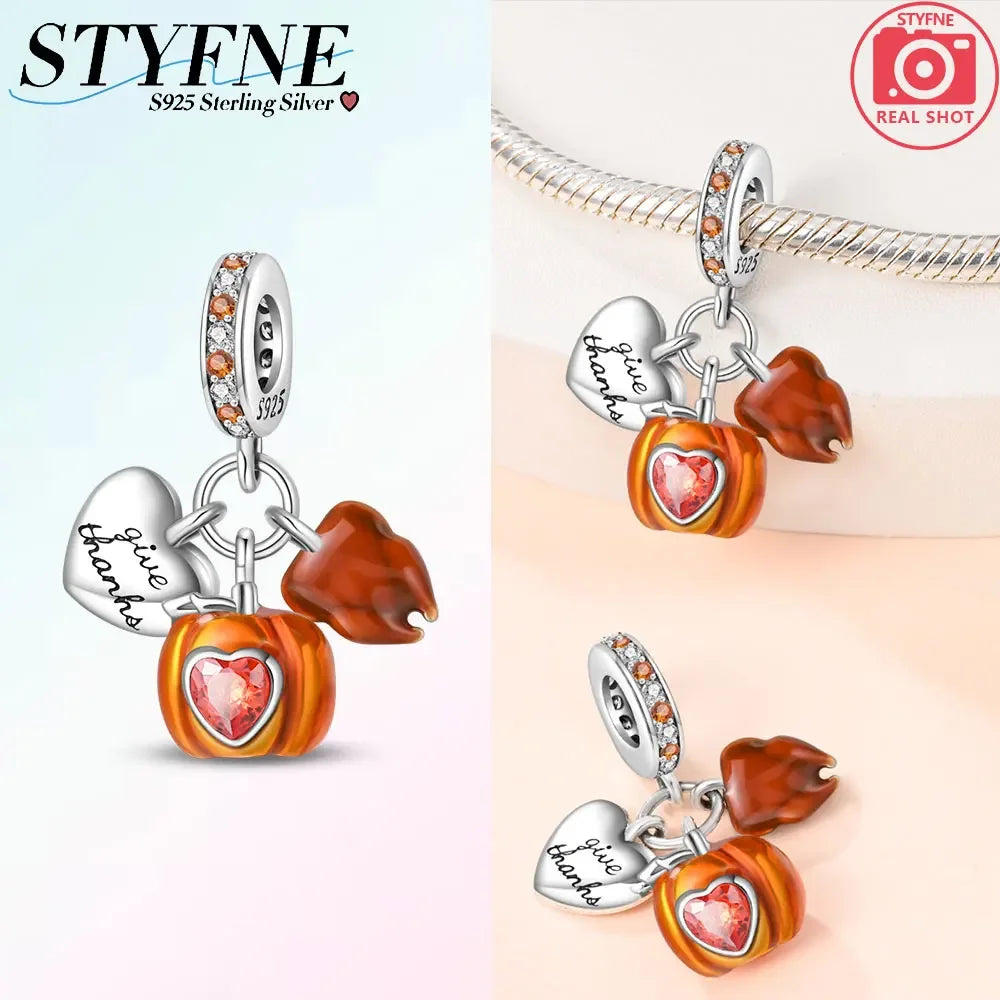 Pumpkin Love Dangle Charm