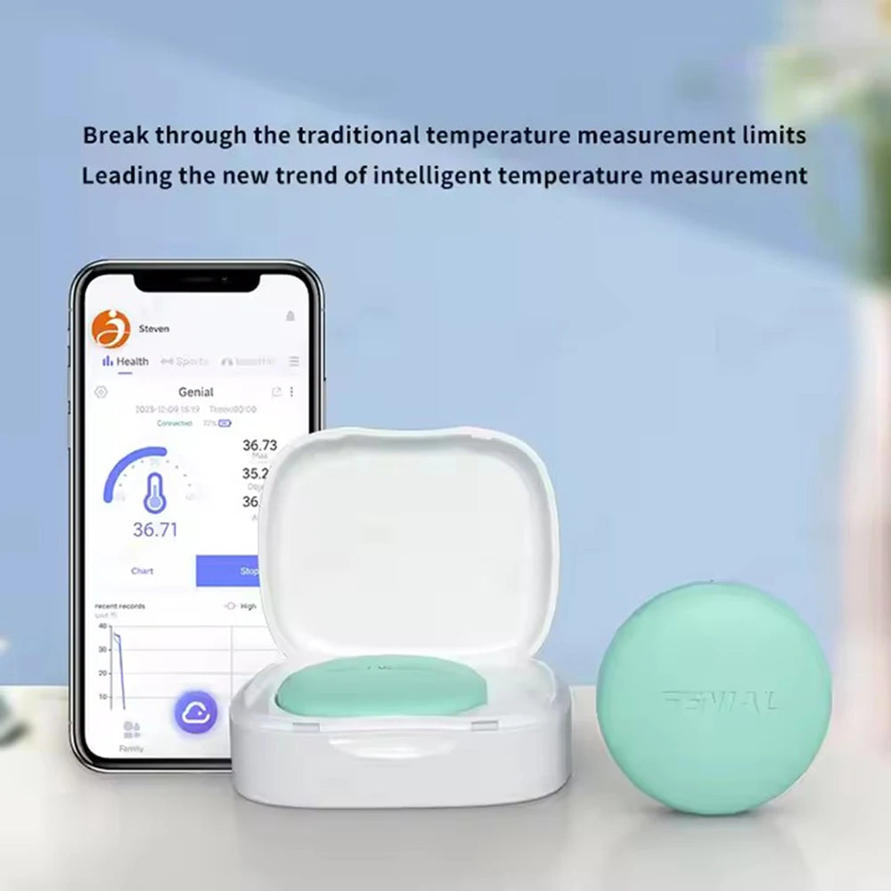 Smart Underarm Thermometer – Real-Time App Tracking for Babies& Adults