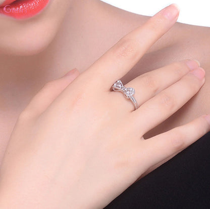 Sparkling Bow Ring