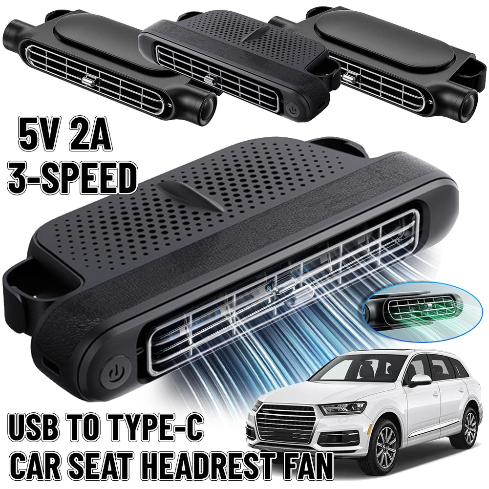 Backseat Car Cooling Fan