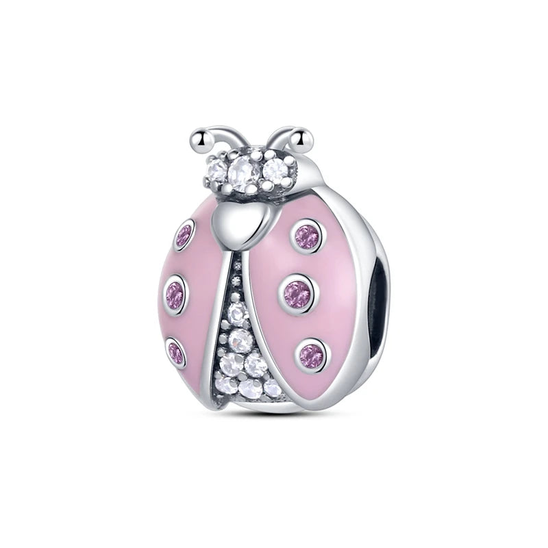 Pink Ladybird Charm