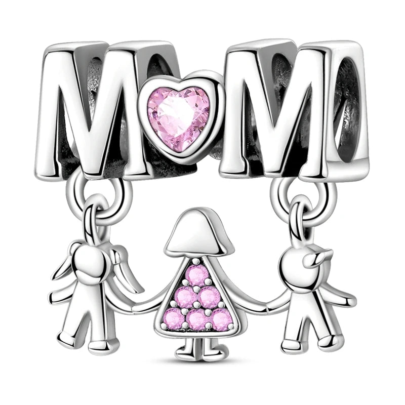 Mom Family Dangle Charm