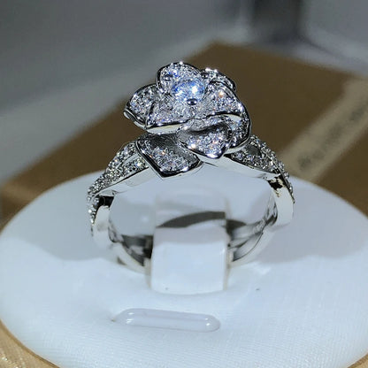 Crystal Rose Ring
