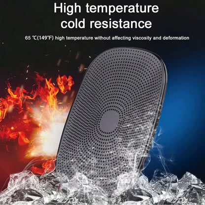 1pc Car Non-Slip Dashboard Pad - Magic Anti-Slip, Sticky Adhesive Phone & Mobile Holder, Black Silicone