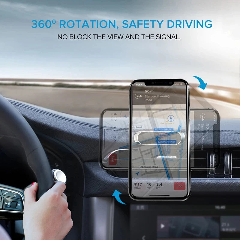 E.Z Portable Magnetic Phone Holder – Sleek, Secure Phone Mount