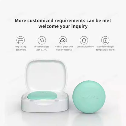 Smart Underarm Thermometer – Real-Time App Tracking for Babies& Adults