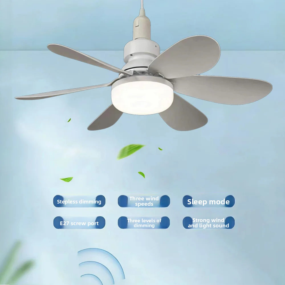 LED 30W Ceiling Fan Light (E27) with Remote Dimmer – Dimmable, 85-265V, Ideal for Living Room, Study & Home Use