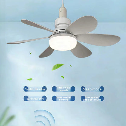 LED 30W Ceiling Fan Light (E27) with Remote Dimmer – Dimmable, 85-265V, Ideal for Living Room, Study & Home Use