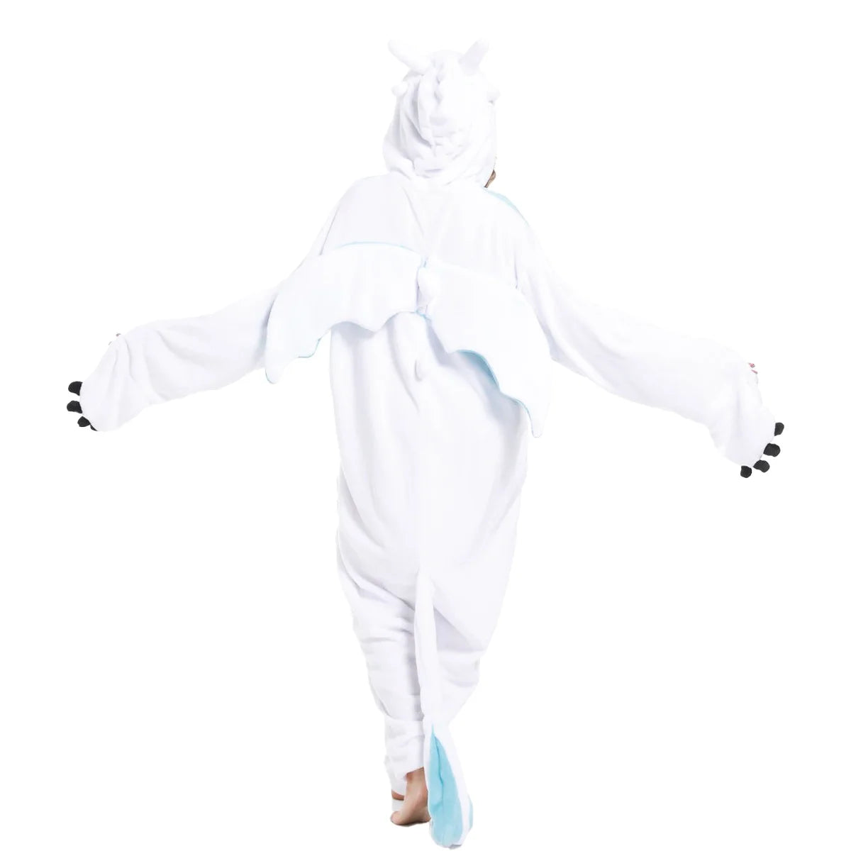Ember Dragon Onesie — Hooded Fleece Kigurumi for Adults
