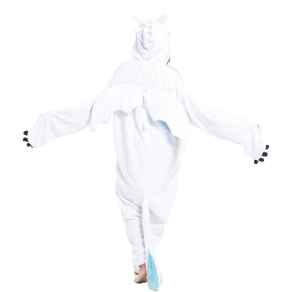 Ember Dragon Onesie — Hooded Fleece Kigurumi for Adults